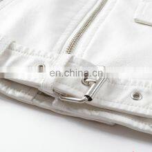 Top Sale Women Leather Jacket Custom Made Leather Fashion Jacket Biker Jacket For Ladies thumbnail-3