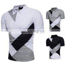 Latest Style Men's Polo Shirts Short Sleeve Muscle T-shirts Summer Blouse Tops thumbnail-1