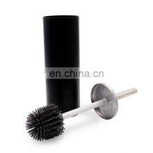 Plastic Accessories Holder Black Containers Stand Cleaner Moulds Silicone Stainless Steel Dispenser Brush Toilet thumbnail-5