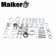 Auto Chrome Accessories for Jeep Wrangler jk Insert Grills, Light Cover