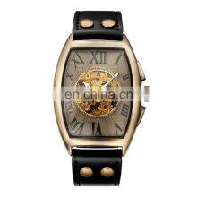 SHENHUA 9868 Simple Sports Automatic Mechanical Watch Leather Strap Analog Display Luxury Watches Men thumbnail-2