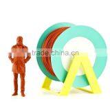 Pla 3d Printer Material Orange Brick Filament With the New Spool Convertible Into a Coat Hanger. Spool Holder Included. thumbnail-1