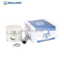 Wellfar High Quality ring piston engine 2l piston For toyota toyota 2l piston kits