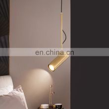 Nordic Home Decor Iron Gold LED Ceiling Lamp Modern Counter Decoration Pendant Track Lighting