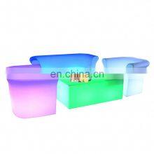 2022 New Arrival Sofa Led Outdoor Furniture Set Led Furniture Couch Set White Led Sofa Table RGB Sofa thumbnail-3