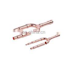Daikin Gree Disperse Pipe Copper Reducer Fitting Air Conditioning Parts Copper Reducing Tee thumbnail-2