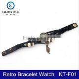 Fashion Ladies Vintage Wristwatch 2015 Express Bracelet Leather Watch for Women thumbnail-5