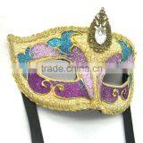 Custume Carnival Accessories HT-HF028 Plastic Half Face Party Eye Mask Personalized Eye Mask thumbnail-3