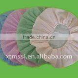 18" PP 10gsm Bouffant Caps Round Caps White Blue Green Orange Pink Colorful Latex Free Elastic