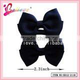 Wholesale Handmade Girls Grosgrain Ribbon Bow Elastic Hair Band thumbnail-5