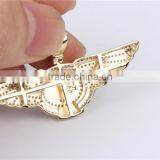 Fashion New Design Gold Pendant B Bird Wing Hip Hop Pendant Wholesale thumbnail-2