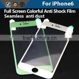 Perfect Fit Full Screen Colorful Anti Shock Screen Protector for Iphone 6 thumbnail-2