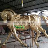 Bronze Abstract Forged Horse Sculpture thumbnail-1