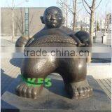 Bronze Sports Boy Garden Statue