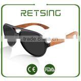 China Pilot Polarized Plastic Wooden Bamboo Sunglasses thumbnail-4