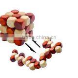 Wooden Activity Cube Toy,3d Wooden Cubes Puzzle Magic Square Toys thumbnail-2