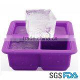 High Quality Silicone Ice Cube Tray , Silicone Snowflake Ice Cube Tray Quality Choice