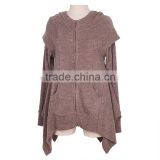 Downy lined girls hood coats designs dress/female apparel manufacturers