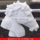 Marble Horse Head Sculpture thumbnail-1