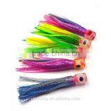 5 Pcs Small Size Soft Head Octopus Skirt Bait Big Game Fishing Lure Sea Trolling Fishing Lure Salt Water Lures 4.5 Inch 15g