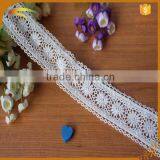 Custom Fast Delivery Preferably Nice and Beautiful Cotton Lace Trims in White thumbnail-5