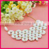 Wholesale Elegant White Bead Necklace Designs WNK-280 thumbnail-1