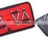 Pliers Kit 5 Pcs. Size 115 mm With Glittering PVC. Contains Chain, Flat, Round, Bent Chain Nose & Side Cutter thumbnail-5