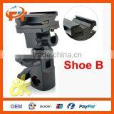 Flash Shoe Umbrella Holder Swivel Light Stand Bracket B Type For Hot-shoe flash