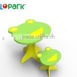 frog shape children table and chair