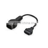 12 Pin OBD 2 Connector For Renault Adapter Car Accessories Diagnostic Extension OBD Cable 16 Pin thumbnail-2