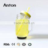 500ml Drinking Glass Mason Jar With Handle thumbnail-5