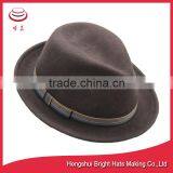 Men Trilby Hats Made From Wool Felt thumbnail-1