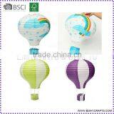 Holiday Decoration Paper Lantern Hot-air Balloon Lantern