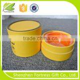 Biodegradable Yellow Cardboard Cosmetic Paper Tube