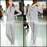 Sports Wear Costumes Sport Suits For Women Design New Tracksuits Outdoor Cotton Sports Suit For Ladies thumbnail-1