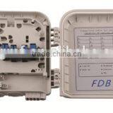 FDB Wall Mounted\pole Mounted 8 Cores Waterproof Fiber Optic Distribution Box