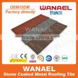 Color Stone Coated Aluminium Zinc Steel Metal Roof Tiles Roofing Sheet