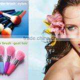 Plastic Handle Make up Cosmetic Powder/blush Brush