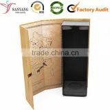 Logo Printing Paper Flip Top Wine Packing Box With Velvet Wine Stopper Insert thumbnail-2