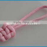 Custom Design Braided Handmade Cobra Weaving Paracord Zipper Puller Fist Knot Paracord Zipper Puller thumbnail-3