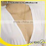 Star Gold Long Necklace Jewelry, Long Tassel Necklace thumbnail-1