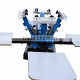 TM-R4 4-color manual Raincoat T-shirt screen printing Machine