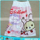 100% Cotton Full Screen Printing Children Towel Skirt Velour Printing Towel Skirt Children Towel Skirt thumbnail-3
