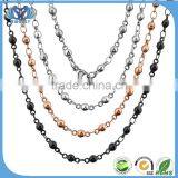 New Arrivals 2016 Black Bead Long Chain Necklace thumbnail-1