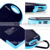Outdoor Use Solar Energy 5000mAh Power Bank With LED Torch thumbnail-5