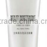 2013 hot selling whitening foam facial cleanser