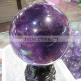 Customed charming amethyst sphere with turnable base