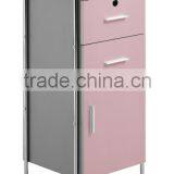 Pink Color Wooden Hairdressing Wheels Trolley M988 thumbnail-1
