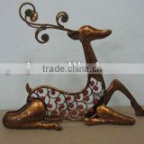 handmade metal christmas reindeer for decoration