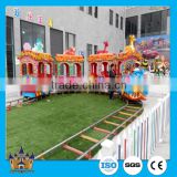 Amusement kids mini ride on train and track elephant track train amusement park train rides for sale
